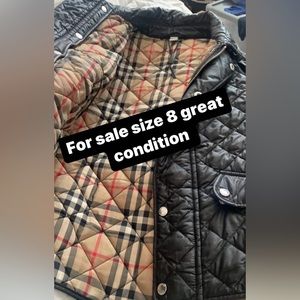 Authentic Burberry quilted jacket